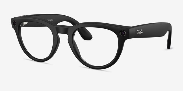 Ray-Ban Meta Headliner (Gen 2) - Round Matte Black Frame | Eyebuydirect