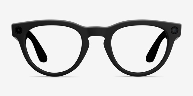 Ray-Ban Meta Headliner (Gen 2) Satin Black Plastic from EyeBuyDirect, Front View