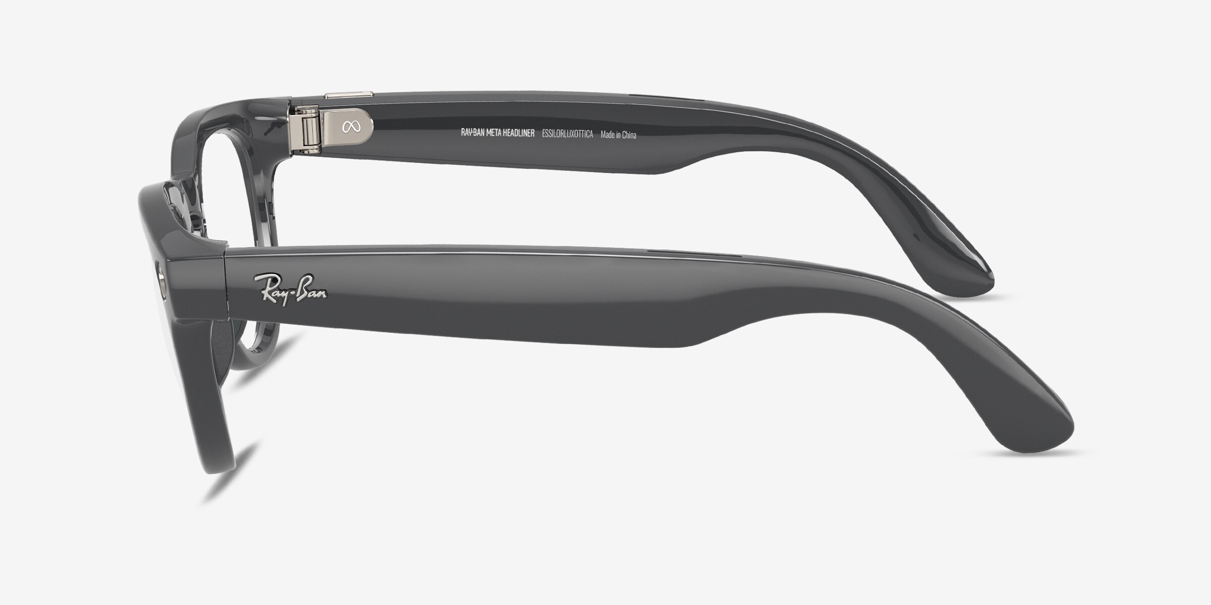 Ray-Ban Meta (Gen 2) Headliner - Round Shiny Asteroid Gray Frame