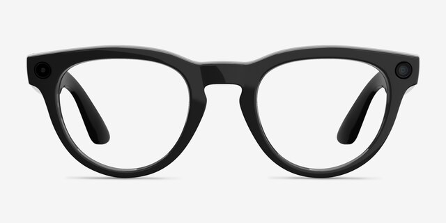 Ray-Ban Meta Headliner (Gen 2) Polished Black Plastic from EyeBuyDirect, Front View