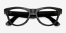 Ray-Ban Meta Skyler (Gen 2) Jet Black Plastic from EyeBuyDirect, Closed View