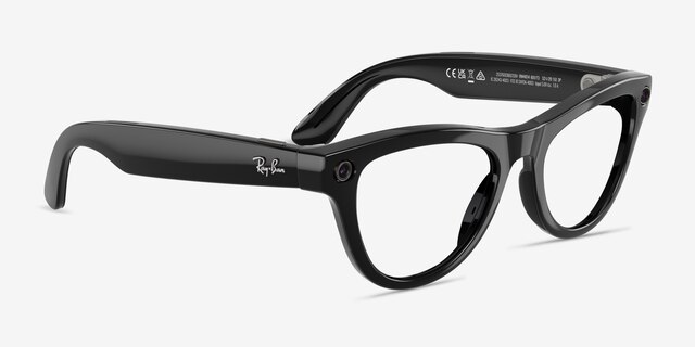 Ray-Ban Meta Skyler (Gen 2) Polished Black Plastic from EyeBuyDirect