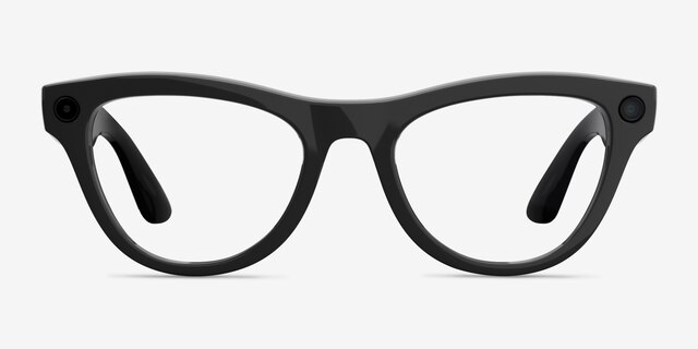 Ray-Ban Meta Skyler (Gen 2) Black Plastic from EyeBuyDirect, Front View