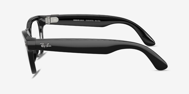 Ray-Ban Meta Skyler (Gen 2) Black Plastic from EyeBuyDirect, Side View