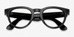 Ray-Ban Meta (Gen 2) Headliner Low Bridge Fit Shiny Black Plastic from EyeBuyDirect, Closed View