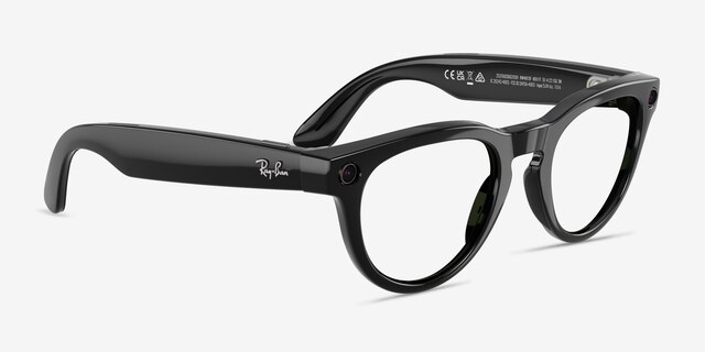 Ray-Ban Meta Headliner Low Bridge Fit (Gen 2) Shiny Black Plastic from EyeBuyDirect