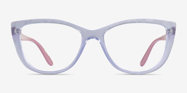 Vogue Eyewear VO5485 Transparent Light Violet PlasticEyeglass Frames from EyeBuyDirect, Front View