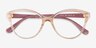 Vogue Eyewear VO5489 Top Texture Brown Honey PlasticEyeglass Frames from EyeBuyDirect, Closed View