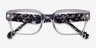 Vogue Eyewear VO5491 Transparent Gray AcétateMontures de lunettes de vue d'EyeBuyDirect, Vue Rapprochée
