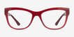 Vogue Eyewear VO5528 Opal Red PlasticEyeglass Frames from EyeBuyDirect, Front View