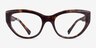 Vogue Eyewear VO5560 Dark Tortoise Acetate, MetalEyeglass Frames from EyeBuyDirect, Front View