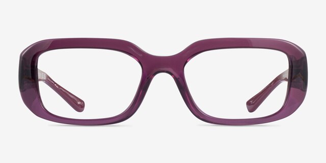 Vogue Eyewear VO5568 Transparent Purple PlasticEyeglass Frames from EyeBuyDirect, Front View
