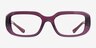 Vogue Eyewear VO5568 Transparent Purple PlasticEyeglass Frames from EyeBuyDirect, Front View