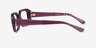 Vogue Eyewear VO5568 Transparent Purple PlasticEyeglass Frames from EyeBuyDirect, Side View