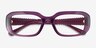 Vogue Eyewear VO5568 Transparent Purple PlasticEyeglass Frames from EyeBuyDirect, Closed View