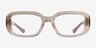 Vogue Eyewear VO5568 Transparent Caramel PlasticEyeglass Frames from EyeBuyDirect, Front View