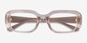 Vogue Eyewear VO5568 Transparent Caramel PlasticEyeglass Frames from EyeBuyDirect, Closed View