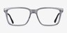 Armani Exchange AX3103 Shiny Transparent Gray PlastiqueMontures de lunettes de vue d'EyeBuyDirect, Vue de Face