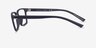 Armani Exchange AX3137U Matte Black PlastiqueMontures de lunettes de vue d'EyeBuyDirect, Vue de Côté