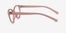 Armani Exchange AX3138U Nude Beige PlasticEyeglass Frames from EyeBuyDirect, Side View