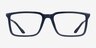 Armani Exchange AX3141U Shiny Blue MétalMontures de lunettes de vue d'EyeBuyDirect, Vue de Face