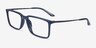Armani Exchange AX3141U Shiny Blue MétalMontures de lunettes de vue d'EyeBuyDirect, Vue d'Angle