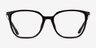 Armani Exchange AX3142U Shiny Black MétalMontures de lunettes de vue d'EyeBuyDirect, Vue de Face