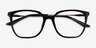 Armani Exchange AX3142U Shiny Black MétalMontures de lunettes de vue d'EyeBuyDirect, Vue Rapprochée