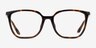 Armani Exchange AX3142U Shiny Havana MétalMontures de lunettes de vue d'EyeBuyDirect, Vue de Face