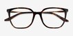 Armani Exchange AX3142U Shiny Havana MetalEyeglass Frames from EyeBuyDirect, Closed View
