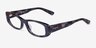 Vogue Eyewear VO5699U Milky Gray Tortoise AcetateEyeglass Frames from EyeBuyDirect, Angle View