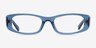 Vogue Eyewear VO5699U Transparent Blue AcétateMontures de lunettes de vue d'EyeBuyDirect, Vue de Face
