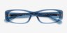 Vogue Eyewear VO5699U Transparent Blue AcétateMontures de lunettes de vue d'EyeBuyDirect, Vue Rapprochée