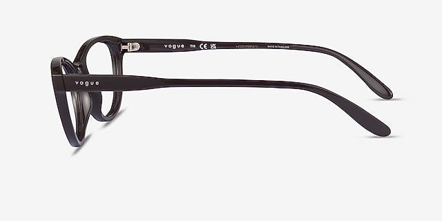 Vogue Eyewear VO5703U Full Brown PlasticEyeglass Frames from EyeBuyDirect, Side View