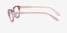 Vogue Eyewear VO5703U Transparent Pink PlasticEyeglass Frames from EyeBuyDirect, Side View