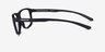 ARNETTE AN7291 Matte Recycled Black Matériaux biosourcésMontures de lunettes de vue d'EyeBuyDirect, Vue de Côté