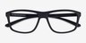 ARNETTE AN7291 Matte Recycled Black Matériaux biosourcésMontures de lunettes de vue d'EyeBuyDirect, Vue Rapprochée