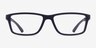 ARNETTE AN7292 Matte Recycled Black Matériaux biosourcésMontures de lunettes de vue d'EyeBuyDirect, Vue de Face