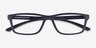 ARNETTE AN7292 Matte Recycled Black Matériaux biosourcésMontures de lunettes de vue d'EyeBuyDirect, Vue Rapprochée