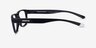 ARNETTE AN7289U Recycled Black Matériaux biosourcésMontures de lunettes de vue d'EyeBuyDirect, Vue de Côté
