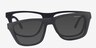 ARNETTE AN4376 Clip-On Matte Black Matériaux biosourcésMontures de lunettes de vue d'EyeBuyDirect, Vue de Face