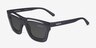 ARNETTE AN4376 Clip-On Matte Black Matériaux biosourcésMontures de lunettes de vue d'EyeBuyDirect, Vue d'Angle