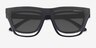 ARNETTE AN4376 Clip-On Matte Black Matériaux biosourcésMontures de lunettes de vue d'EyeBuyDirect, Vue Rapprochée