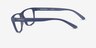 ARNETTE AN4376 Clip-On Matte Dark Blue Matériaux biosourcésMontures de lunettes de vue d'EyeBuyDirect, Vue de Côté