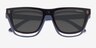 ARNETTE AN4376 Clip-On Matte Dark Blue Matériaux biosourcésMontures de lunettes de vue d'EyeBuyDirect, Vue Rapprochée