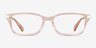 Coach HC6287U Transparent Champagne AcetateEyeglass Frames from EyeBuyDirect, Front View