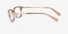 Coach HC6287U Transparent Champagne AcetateEyeglass Frames from EyeBuyDirect, Side View