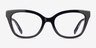 Coach HC6290U Black AcetateEyeglass Frames from EyeBuyDirect, Front View