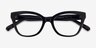 Coach HC6290U Black AcetateEyeglass Frames from EyeBuyDirect, Closed View