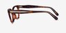 Coach HC6290U Walnut Tortoise Matériaux biosourcésMontures de lunettes de vue d'EyeBuyDirect, Vue de Côté